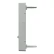 Schneider Electric Merten MEG4564-0460 Fedlap, 2xRJ45 moduláris betétekhez, feliratozható, System-M, alumínium