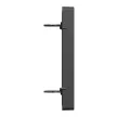 Schneider Electric Merten MEG4564-6034 Fedlap, 2xRJ45 moduláris betétekhez, feliratozható, System-D, antracit