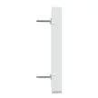 Schneider Electric Merten MEG4564-6035 Fedlap, 2xRJ45 moduláris betétekhez, feliratozható, System-D, lótuszfehér