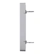 Schneider Electric Merten MEG4564-6036 Fedlap, 2xRJ45 moduláris betétekhez, feliratozható, System-D, acél
