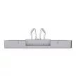 Schneider Electric Merten MEG4564-6036 Fedlap, 2xRJ45 moduláris betétekhez, feliratozható, System-D, acél