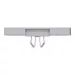 Schneider Electric Merten MEG4564-6036 Fedlap, 2xRJ45 moduláris betétekhez, feliratozható, System-D, acél