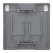 Schneider Electric Merten MEG4564-6036 Fedlap, 2xRJ45 moduláris betétekhez, feliratozható, System-D, acél