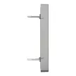 Schneider Electric Merten MEG4564-6050 Fedlap, 2xRJ45 moduláris betétekhez, feliratozható, System-D, nikkel