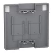 Schneider Electric Merten MEG4564-6050 Fedlap, 2xRJ45 moduláris betétekhez, feliratozható, System-D, nikkel