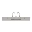Schneider Electric Merten MEG4564-6050 Fedlap, 2xRJ45 moduláris betétekhez, feliratozható, System-D, nikkel