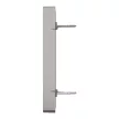 Schneider Electric Merten MEG4564-6050 Fedlap, 2xRJ45 moduláris betétekhez, feliratozható, System-D, nikkel