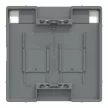 Schneider Electric Merten MEG4564-6052 Fedlap, 2xRJ45 moduláris betétekhez, feliratozható, System-D, mokka