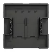 Schneider Electric Merten MEG4572-6034 Fedlap, 2xRJ45 aljzathoz, System-D, antracit