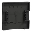 Schneider Electric Merten MEG4572-6034 Fedlap, 2xRJ45 aljzathoz, System-D, antracit