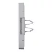 Schneider Electric Merten MEG4572-6036 Fedlap, 2xRJ45 aljzathoz, System-D, acél