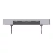 Schneider Electric Merten MEG4572-6036 Fedlap, 2xRJ45 aljzathoz, System-D, acél