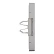 Schneider Electric Merten MEG4572-6050 Fedlap, 2xRJ45 aljzathoz, System-D, nikkel