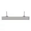 Schneider Electric Merten MEG4572-6050 Fedlap, 2xRJ45 aljzathoz, System-D, nikkel