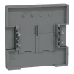 Schneider Electric Merten MEG4572-6052 Fedlap, 2xRJ45 aljzathoz, System-D, mokka
