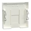 Schneider Electric Merten MEG4573-0319 Fedlap, 1xRJ45 aljzathoz, feliratozható, System-M, polárfehér