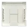 Schneider Electric Merten MEG4573-0319 Fedlap, 1xRJ45 aljzathoz, feliratozható, System-M, polárfehér