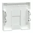 Schneider Electric Merten MEG4573-0325 Fedlap, 1xRJ45 aljzathoz, feliratozható, System-M, aktívfehér