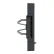 Schneider Electric Merten MEG4573-0414 Fedlap, 1xRJ45 aljzathoz, feliratozható, System-M, antracit