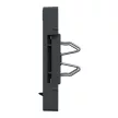 Schneider Electric Merten MEG4573-0414 Fedlap, 1xRJ45 aljzathoz, feliratozható, System-M, antracit