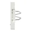 Schneider Electric Merten MEG4574-0319 Fedlap, 2xRJ45 aljzathoz, feliratozható, System-M, polárfehér