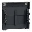 Schneider Electric Merten MEG4574-0414 Fedlap, 2xRJ45 aljzathoz, feliratozható, System-M, antracit