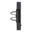 Schneider Electric Merten MEG4574-0414 Fedlap, 2xRJ45 aljzathoz, feliratozható, System-M, antracit