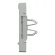 Schneider Electric Merten MEG4574-0460 Fedlap, 2xRJ45 aljzathoz, feliratozható, System-M, alumínium