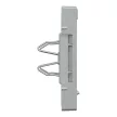 Schneider Electric Merten MEG4574-0460 Fedlap, 2xRJ45 aljzathoz, feliratozható, System-M, alumínium