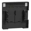 Schneider Electric Merten MEG4574-6034 Fedlap, 2xRJ45 aljzathoz, feliratozható, System-D, antracit