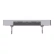 Schneider Electric Merten MEG4574-6036 Fedlap, 2xRJ45 aljzathoz, feliratozható, System-D, acél