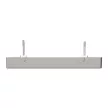 Schneider Electric Merten MEG4574-6050 Fedlap, 2xRJ45 aljzathoz, feliratozható, System-D, nikkel