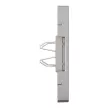 Schneider Electric Merten MEG4574-6050 Fedlap, 2xRJ45 aljzathoz, feliratozható, System-D, nikkel
