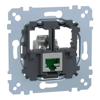   Schneider Electric Merten MEG4530-0000 1xRJ45 Cat6 STP aljzat, fedlap és keret nélkül