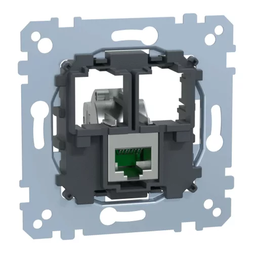 Schneider Electric Merten MEG4530-0000 1xRJ45 Cat6 STP aljzat, fedlap és keret nélkül