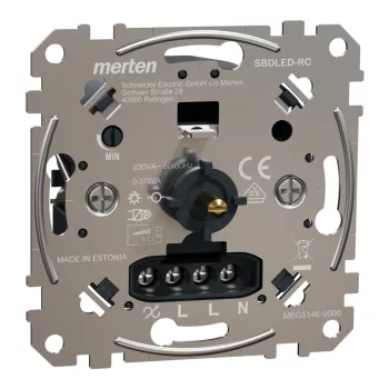Schneider Electric Merten MEG5146-0000 forgatógombos fényerőszabályzó LED 0-200 W