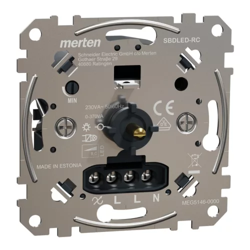 Schneider Electric Merten MEG5146-0000 forgatógombos fényerőszabályzó LED 0-200 W