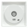 Schneider Electric Merten MEG5250-0325 fedlap forgatógombos fényerőszabályzóhoz System-M aktívfehér