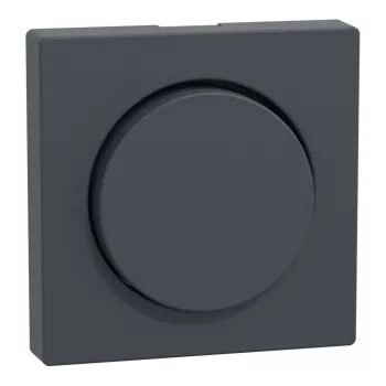   Schneider Electric Merten MEG5250-0414 fedlap forgatógombos fényerőszabályzókhoz  antracit - System-M (M-Plan / M-Pure / M-Smart)