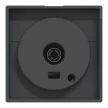 Schneider Electric Merten MEG5250-0414 fedlap forgatógombos fényerőszabályzókhoz  antracit - System-M (M-Plan / M-Pure / M-Smart)