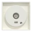 Schneider Electric Merten MEG5250-0419 fedlap forgatógombos fényerőszabályzóhoz System-M mattfehér