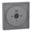 Schneider Electric Merten MEG5250-6036 fedlap forgatógombos fényerőszabályzóhoz System-D acél
