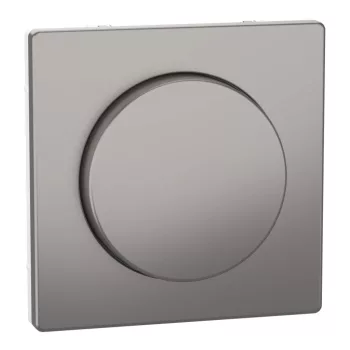 Schneider Electric Merten MEG5250-6050 fedlap forgatógombos fényerőszabályzóhoz System-D nikkel