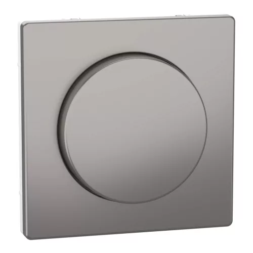 Schneider Electric Merten MEG5250-6050 fedlap forgatógombos fényerőszabályzókhoz  nikkel - System-D (D-Life / D-Antik)