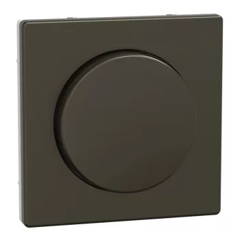   Schneider Electric Merten MEG5250-6052 fedlap forgatógombos fényerőszabályzókhoz  mokka - System-D (D-Life / D-Antik)