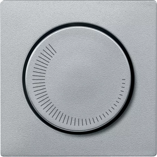 Schneider Electric Merten MEG5251-0460 fedlap fordulatszám-szabályozóhoz  alumínium - System-M (M-Plan / M-Pure / M-Smart)