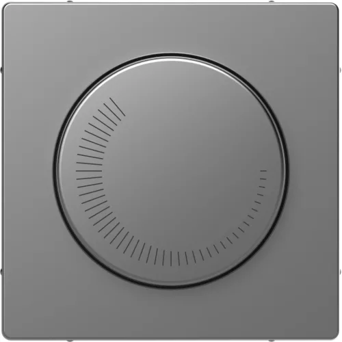 Schneider Electric Merten MEG5251-6036 fedlap fordulatszám-szabályozóhoz  acél - System-D (D-Life / D-Antik)