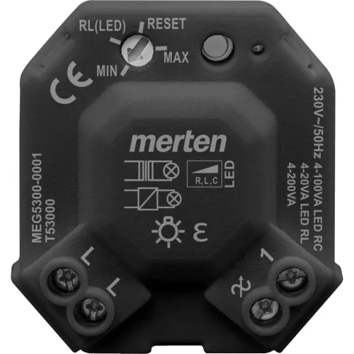 Schneider Merten MEG5300-0001 univerzális LED fényerőszabályzó modul 4–100VA, 230V, IP20 ( MEG5300-0001 )