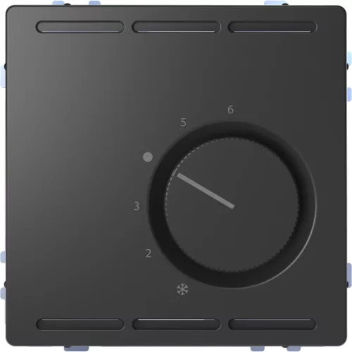 Schneider Electric Merten MEG5762-6034 Szobatermosztát váltóérintkezővel 10 A 250V AC  antracit - System-D (D-Life / D-Antik)