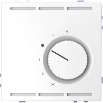   Schneider Electric Merten MEG5762-6035 Szobatermosztát váltóérintkezővel 10 A 250V AC  lótuszfehér - System-D (D-Life / D-Antik)